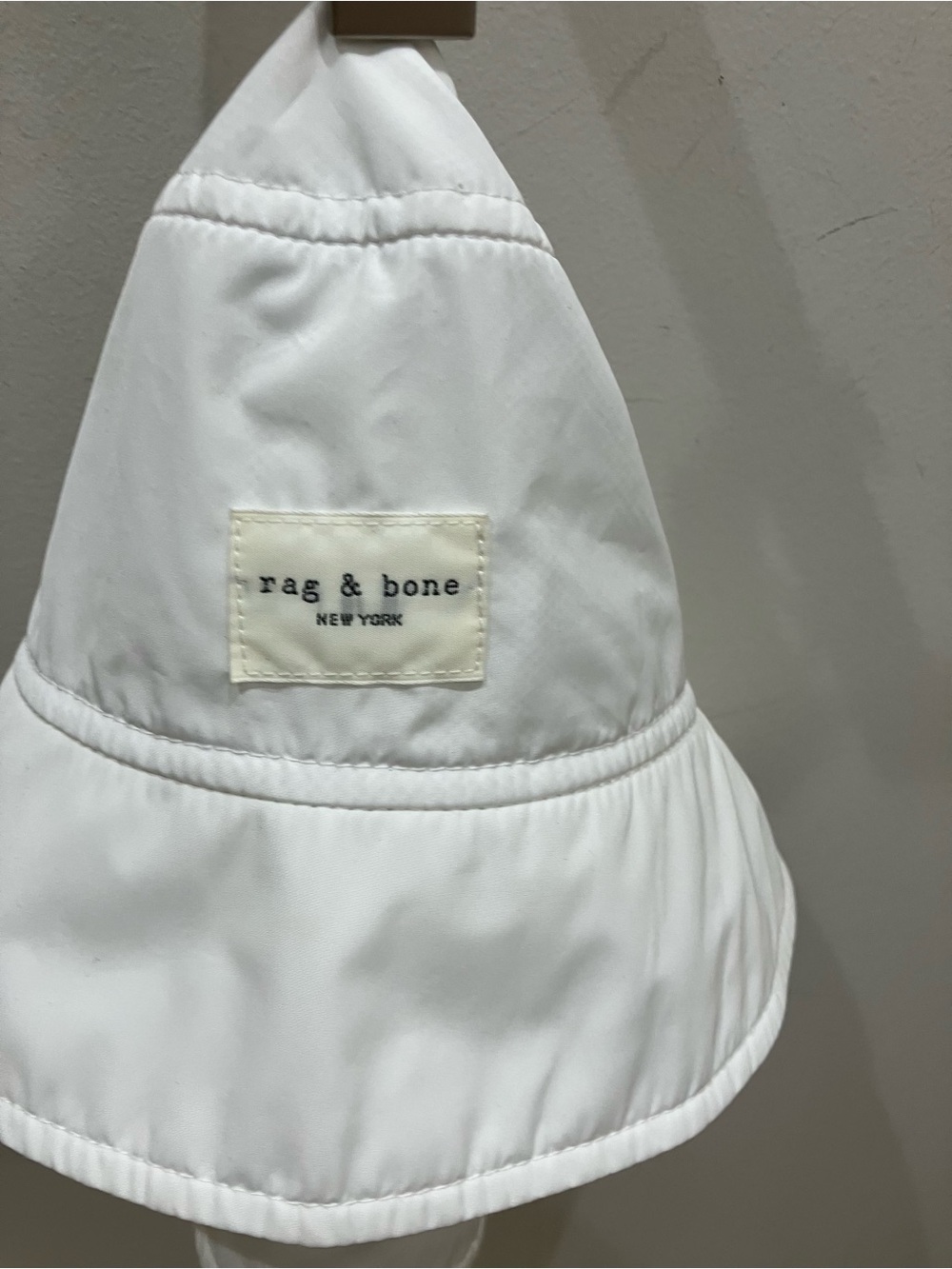 rag & bone White Bucket Hat